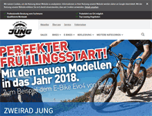 Tablet Screenshot of infoshop.2rad-jung.de